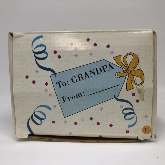 Grandpa You're A Classic Coffee Mug Gift Classic Car Design Vintage 1998 NOS - Picture 9 of 11